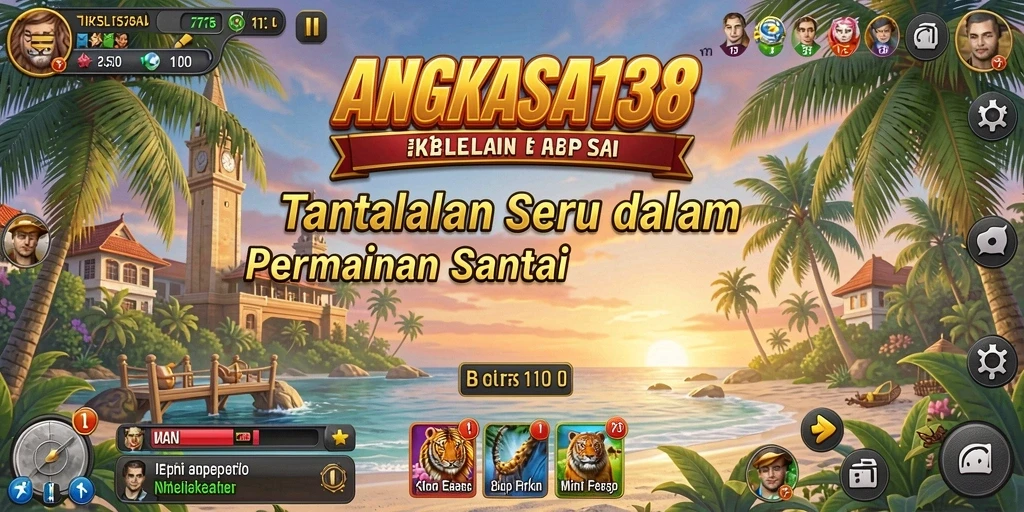 Tampilan menarik dari gameplay seru ANGKASA138.