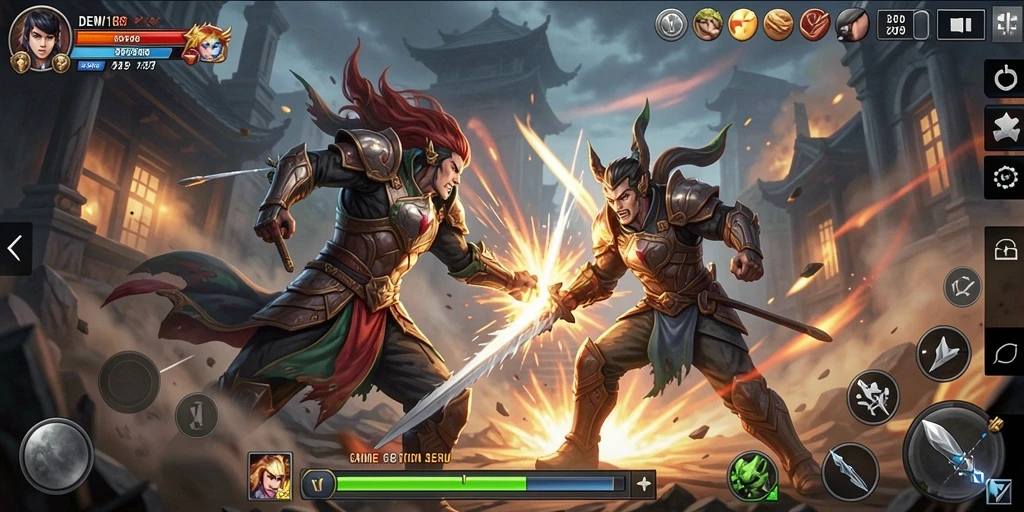 Tangkapan layar mendebarkan dari gameplay aksi DEWI188.
