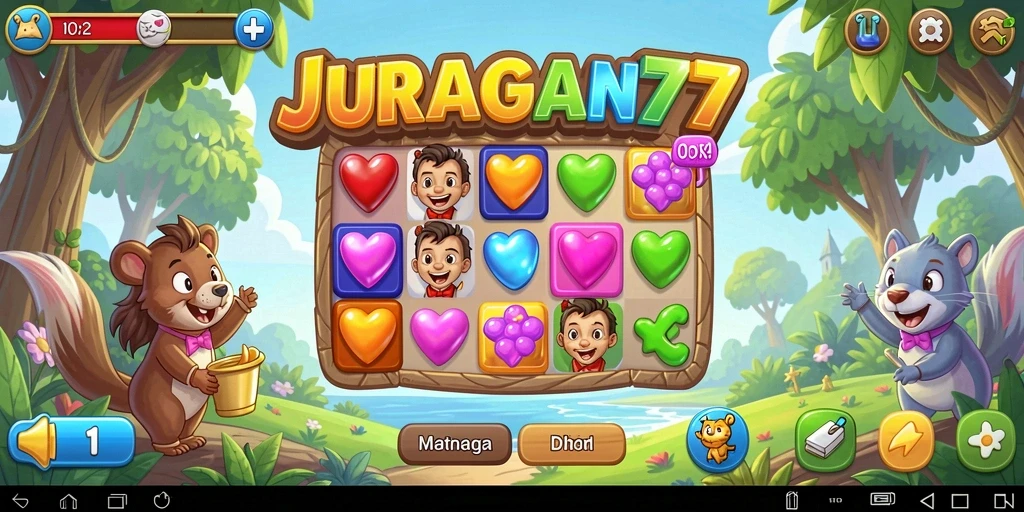 Gameplay seru JURAGAN77 dengan grafis yang menawan.