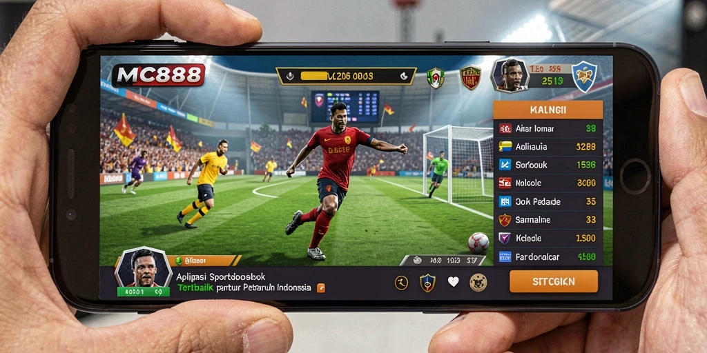 Tampilan utama MC888 dengan fitur taruhan olahraga yang lengkap.