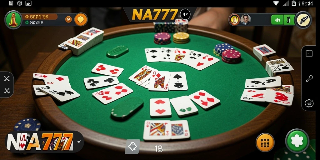 Tampilan menarik dari gameplay gaple di NA777.