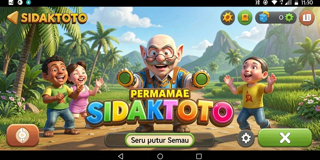 Tampilan gameplay menarik dengan suasana Bingo yang seru.