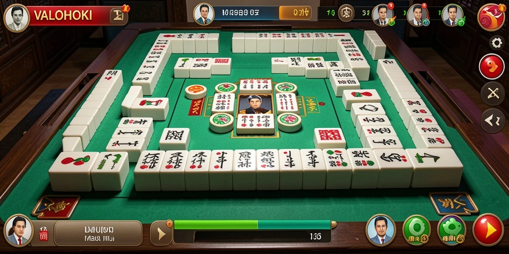 Tangkapan layar menunjukkan gameplay yang menarik dan penuh strategi dalam VALOHOKI.